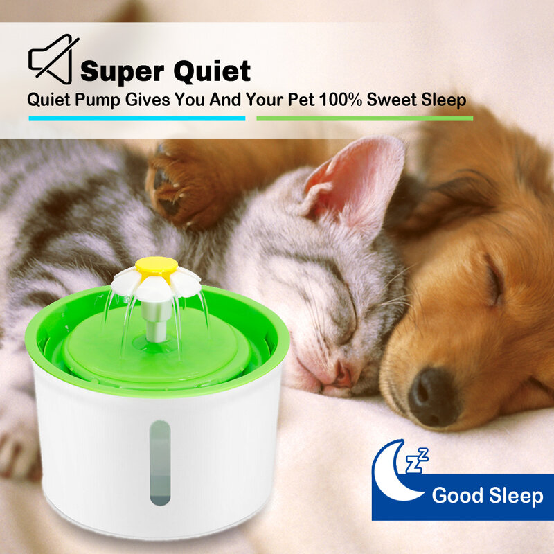 1, 6L Otomatis Kucing Anjing Air Mancur Listrik Hewan Peliharaan Minum Mangkuk Pengumpan USB Bisu Anjing Kucing Air Dispenser Hewan Peliharaan Kucing Pemberi Minum