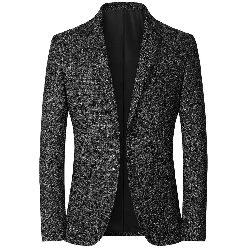 Blazers finos casuais masculinos, ternos de negócios sólidos, casacos de alta qualidade, tamanho 4XL, novos para primavera