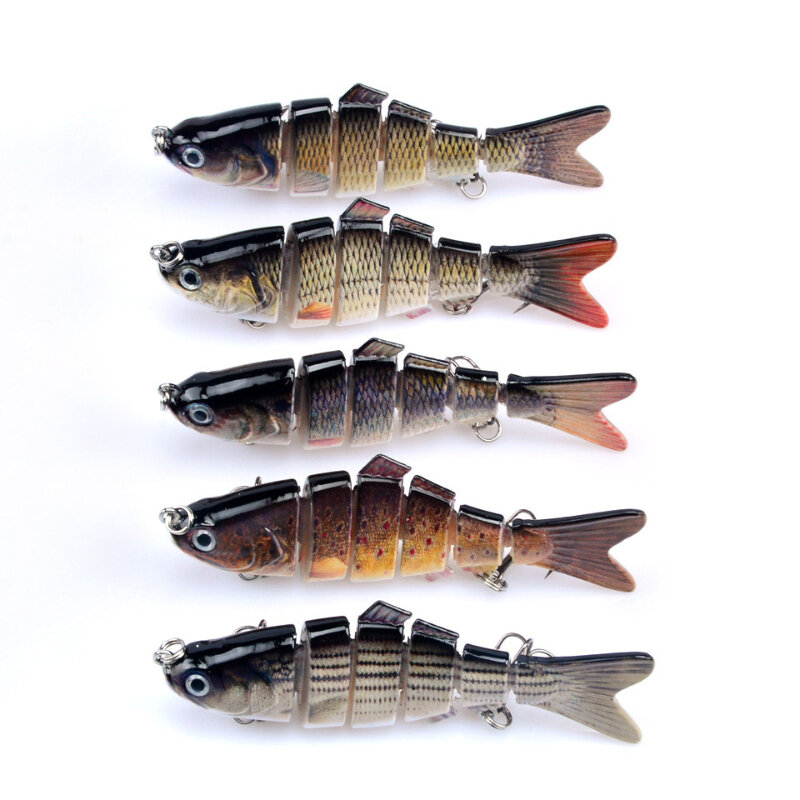 Jointed Swimbait Wobblers Articulated Fishing Lures 100mm/19g for Trout and Perch Lifelike Artificial Hard Lure Tackle