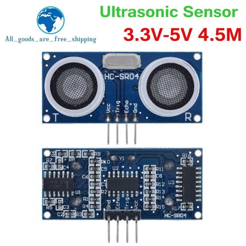 TZT Ultrasonic Wave Detector, Ranging Module, Distância Sensor para Arduino, HC-SR04, HCSR04 para World