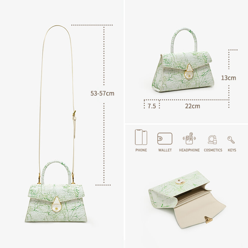 BAFELLI-Porte-monnaie en cuir de style original pour femmes, sac à bandoulière pour dames, marque de créateur de luxe, mode, nouveau, 2023