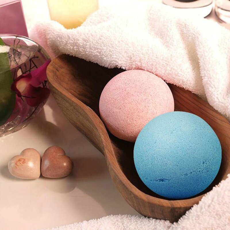 5Pcs 20g Bubble Small Body Stress Relief Exfoliating Moisturizing SPA Salt Ball Shower Cleaner
