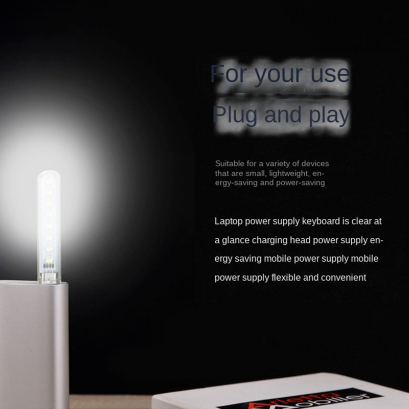 VnnZzo Lampu Buku LED USB 2-24LEDS SMD 5630 5730 Bohlam LED 5V Input Daya Putih 5000-6500K Putih Hangat 3000-3500K USB Lampu Malam