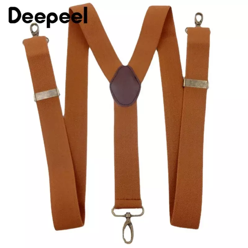 Bretelles élastiques de type Y pour hommes, 3 clips, crochet, jockstrap, bretelles larges, travail d'affaires, 3.5x120cm, 1 pièce