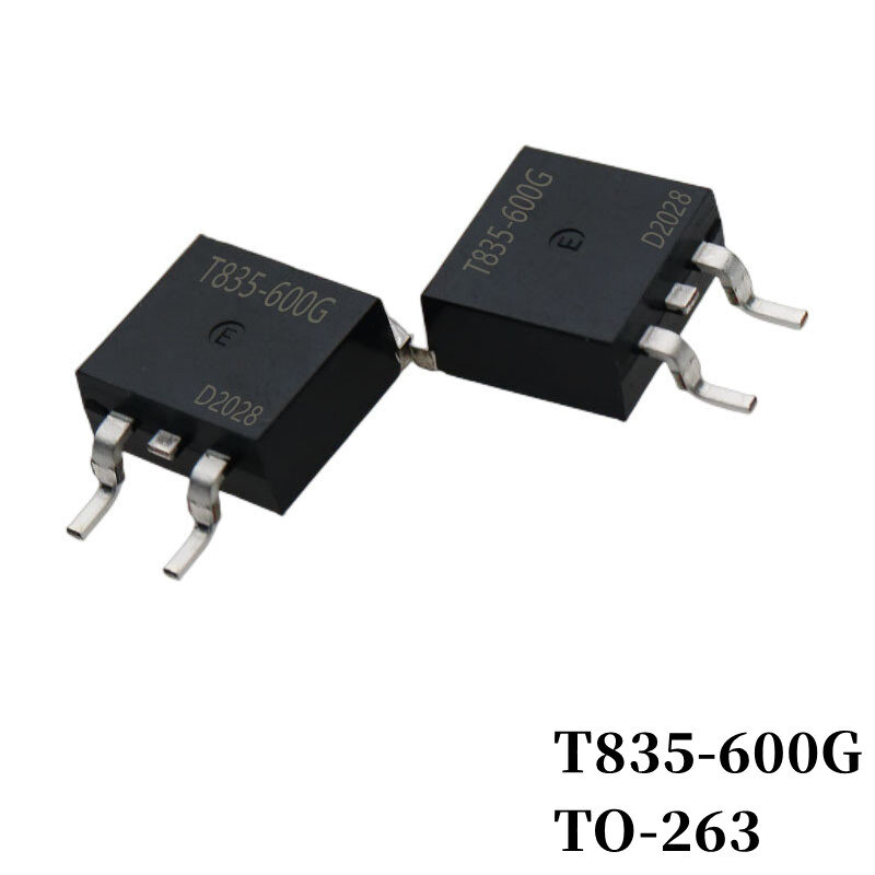 T810-800G T810-600G 10 ~ 500 buah T835-600G T835-800G Triac TO-263 SMD Thyristor 8A 600V/800V Chip besar
