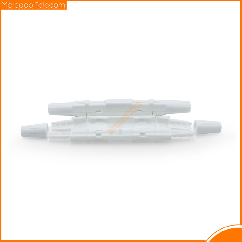 100Pcs/bag Fiber Optic Fusion Protection Round Box for Drop Cable Optic Fiber Fused