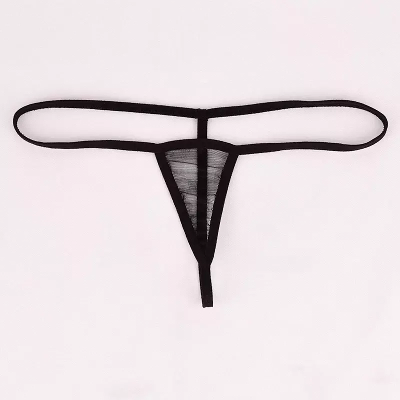 Celana dalam Thong G-String wanita Mini celana dalam seksi Solid Thong pakaian dalam wanita t-back ultra tipis tipis Erotis pinggang rendah