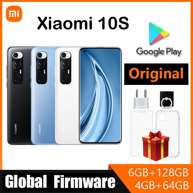 Xiaomi-teléfono inteligente Mi 10S 5G, dispositivo con cámara de 108 MP, Qualcomm Snapdragon 870, NFC