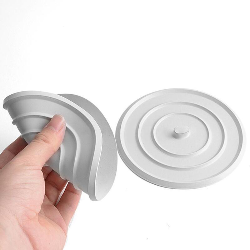Large Silicone Bathtub Stopper Leakage-proof Drain Cover Sink Hair Stopper Tub Flat Plug Bathroom Accessories