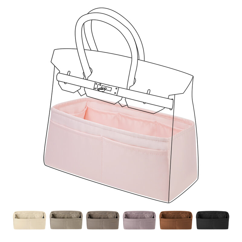DGAZ – sac à main en Satin épais pour femmes, 25/30/H-BK sacs, en soie, sac fourre-tout de luxe, façonneur de sacs, 35/40