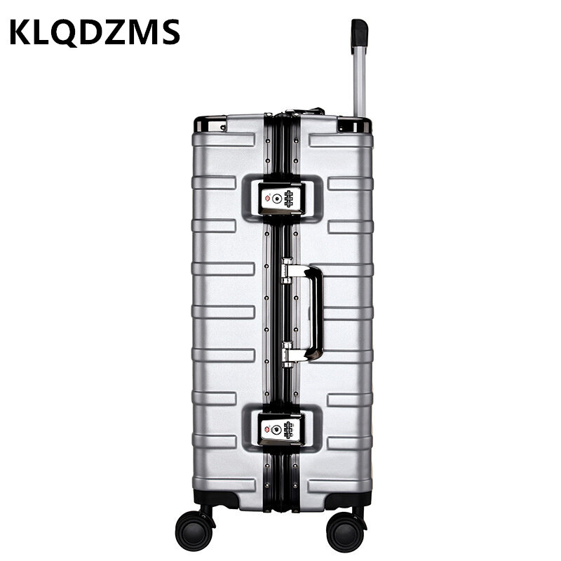 KLQDZMS-maleta impermeable con ruedas para hombre, maleta con ruedas universales, equipaje de mano, 20 ", 24"