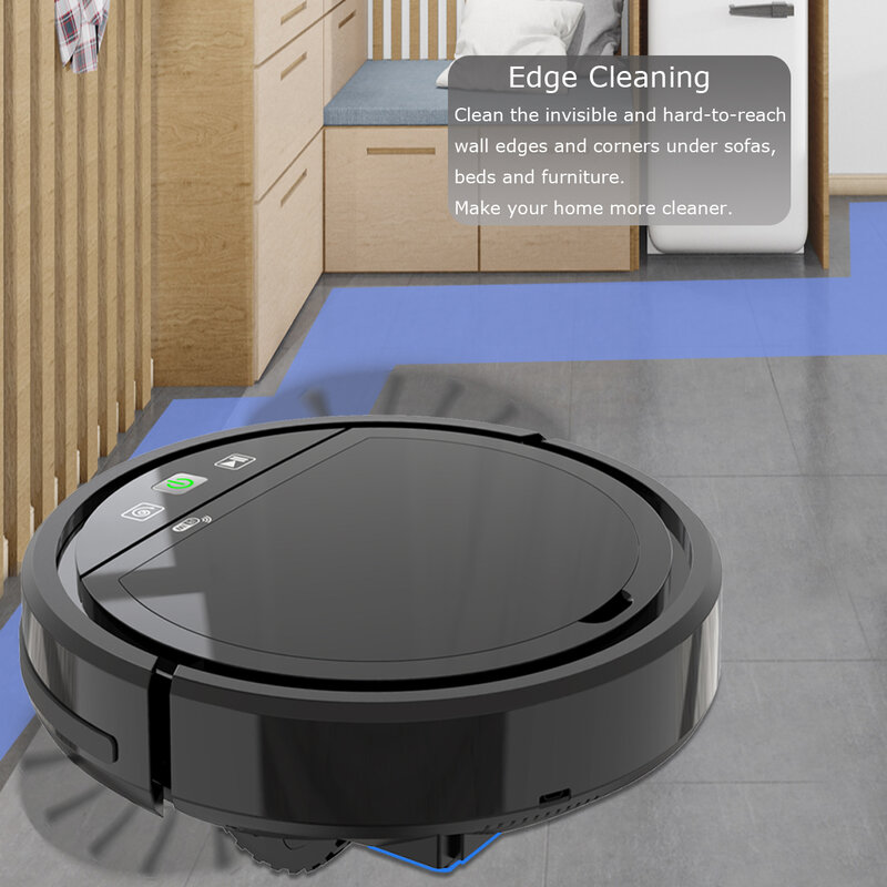 Lantai Rumah Robot Vakum Bersih Otomatis Kehidupan Pintar Bersih Robot Mini Vakum Robot Vakum Pembersih dan Mengepel Mesin Menyapu