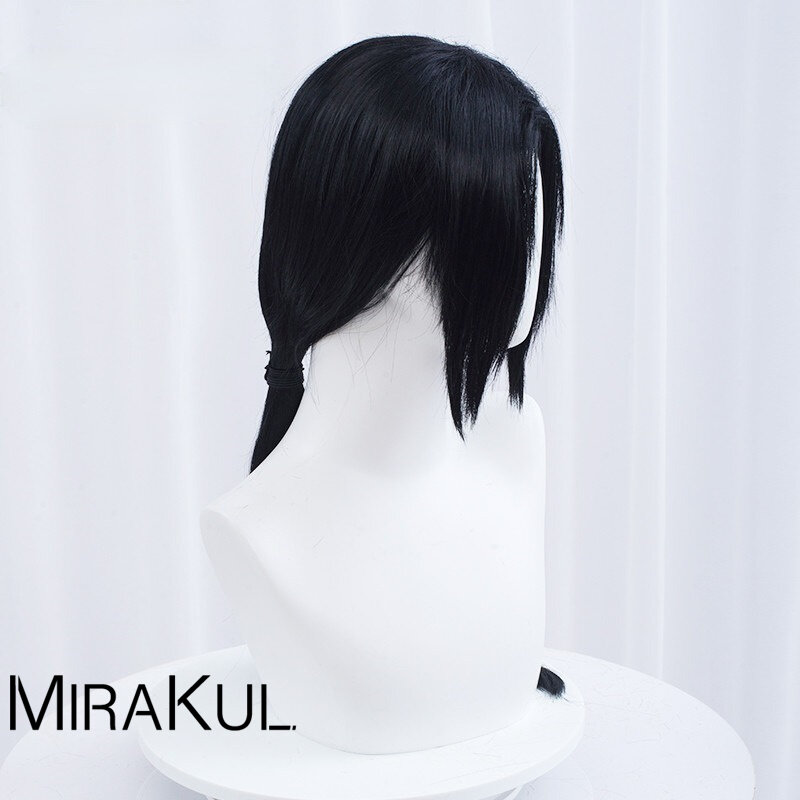 MIRAKUL uchiha itachi narto, autêntica peruca de fantasia cosplay, fibra de estilo de cabelo resistente ao calor