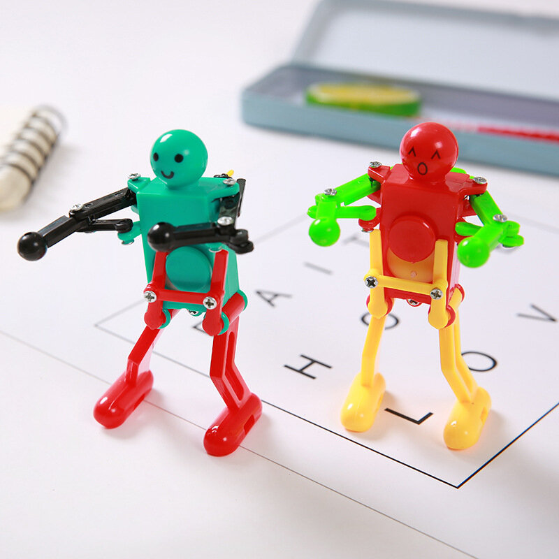 Mainan Robot Tari Angin Jarum Jam untuk Bayi Anak Hadiah Perkembangan Mainan Fidget Mainan Puzzle Angin untuk Anak Mainan Kumpul Keluarga