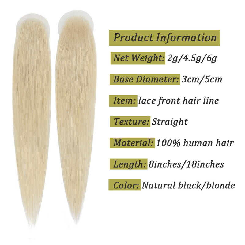 Sego Lace Front Hair Patch Topper per capelli umani attaccatura dei capelli naturale per le donne sostituzione dei capelli parrucchino invisibile pezzi di capelli superiori