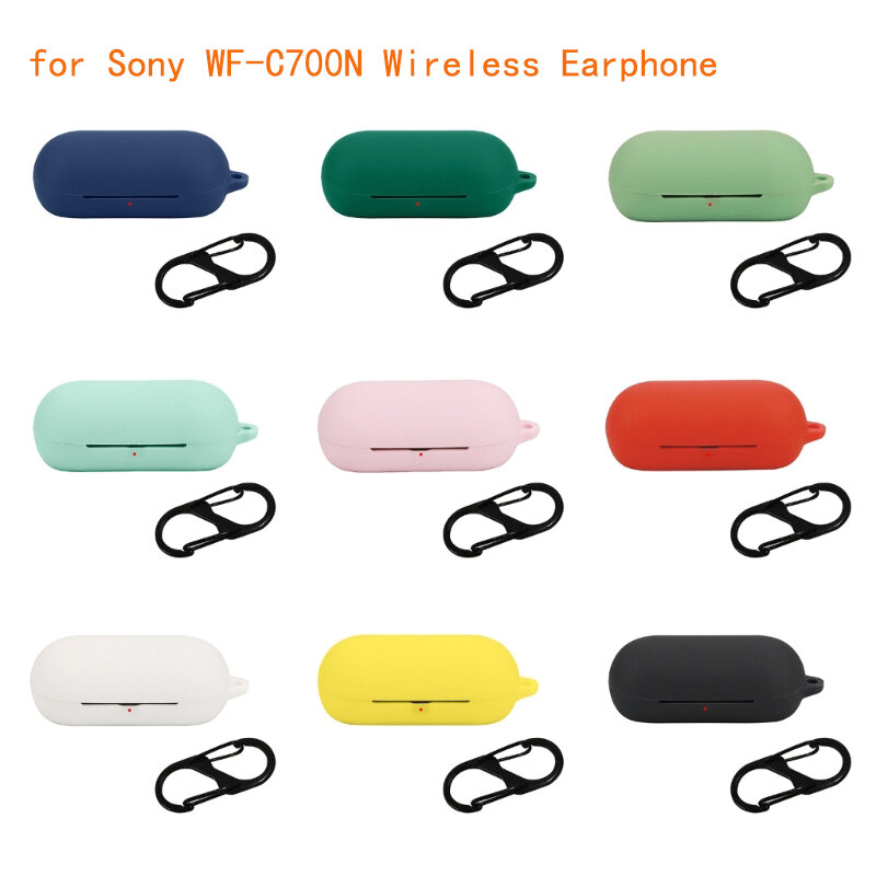 เคสหูฟังไร้สายสำหรับ Sony WF-C700N, เคสปลอกป้องกันซิลิโคนกันกระแทกป้องกันการขีดข่วนสามารถซักได้