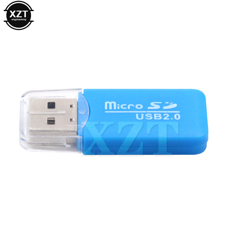Draagbare Usb 2.0 Kaartlezer Adapter Mini Smart Memory Card Reader Voor Micro Sd Tf Kaart Voor Cellphone Computer Laptop