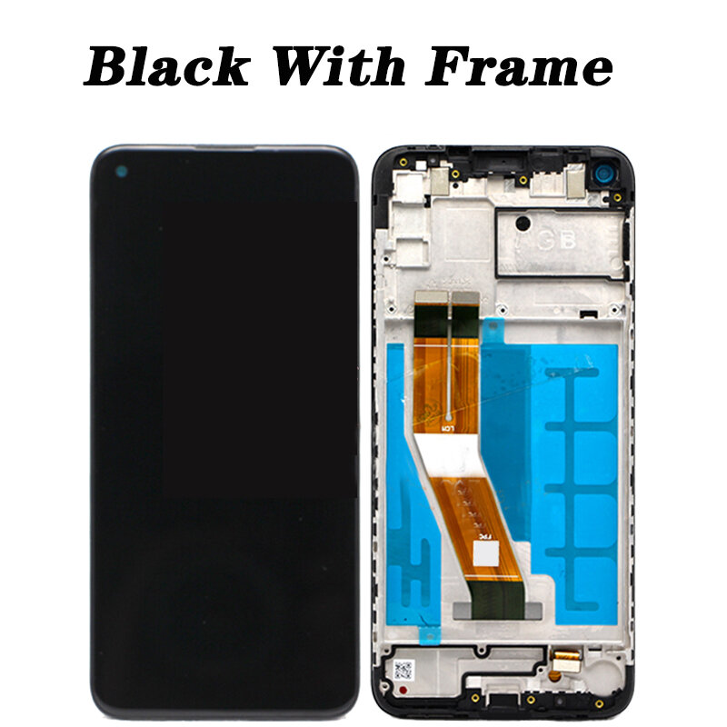 6.4 ''oryginalny do Samsung Galaxy A11 LCD A115 A115F/DS A115F A115M wyświetlacz ekran dotykowy Digitizer zgromadzenie dla Galaxy A115 LCD