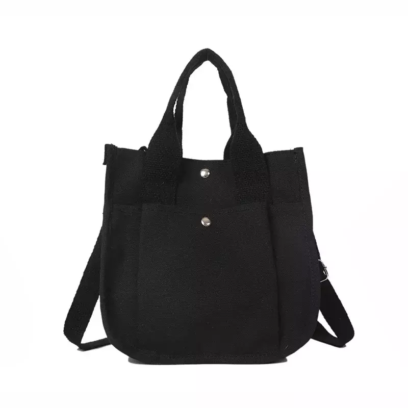 TOUB037-Monochrome Canvas Crossbody Bolsas para As Mulheres, Casual Tote Bag, Messenger Bag, Shoulder Bag, Brand Designer, Simplicidade