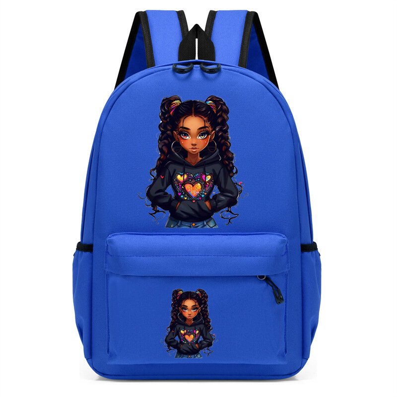 Tas punggung anak perempuan, tas punggung kartun bercetak, tas sekolah taman kanak-kanak