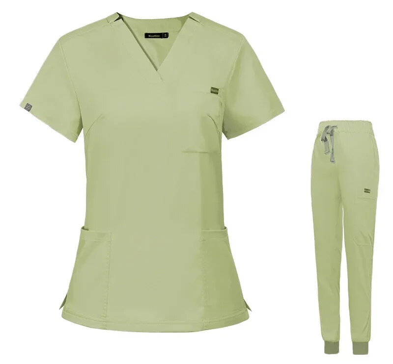 Medische Scrubs Uniform Vrouwen Scrub Sets Verpleeguniform Ziekenhuisjassen Tandheelkundige Kliniek Schoonheidssalon Werkkleding Medische Set