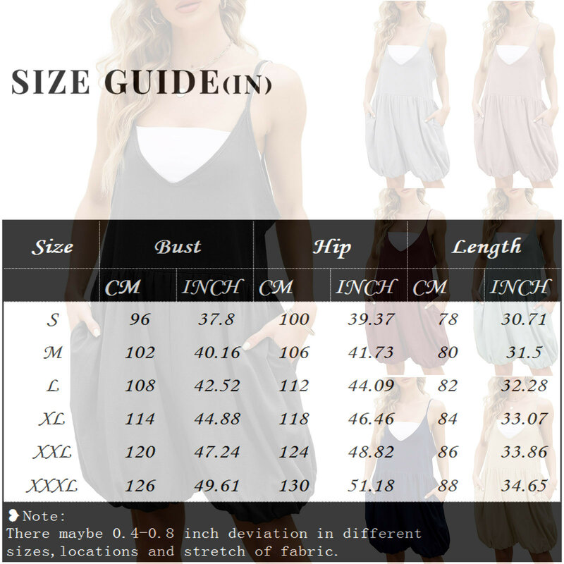 Women'S New Shorts Jumpsuits Summer Fashion  Loose Solid Sleeveless Adjustable Straps Shorts Jumpsuits Casual V-Neck Jumpsuits