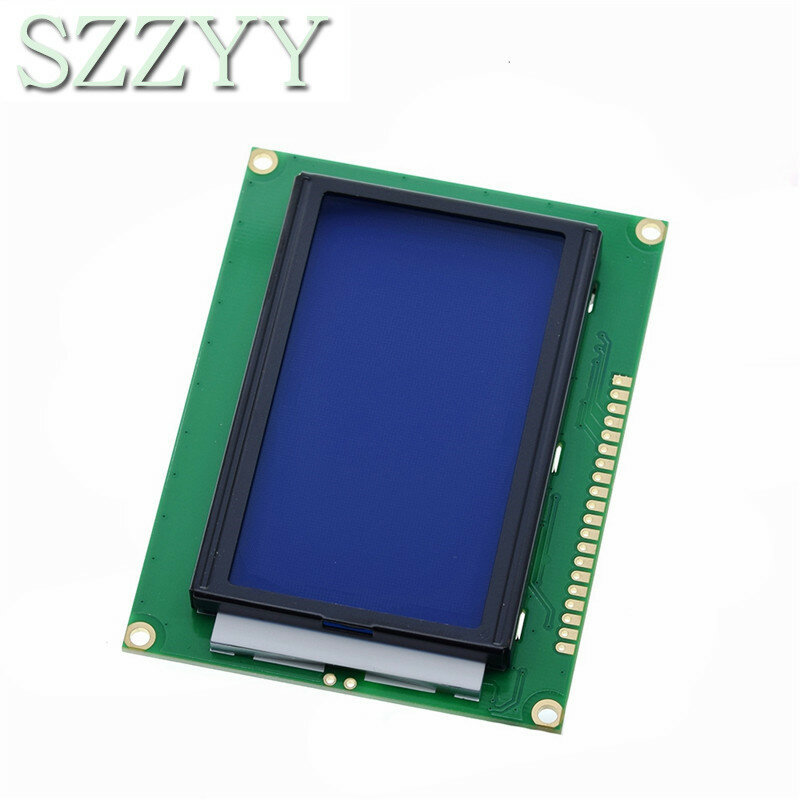 128*64 punti modulo LCD 5V schermo blu 12864 LCD con retroilluminazione ST7920 porta parallela LCD12864 per arduino