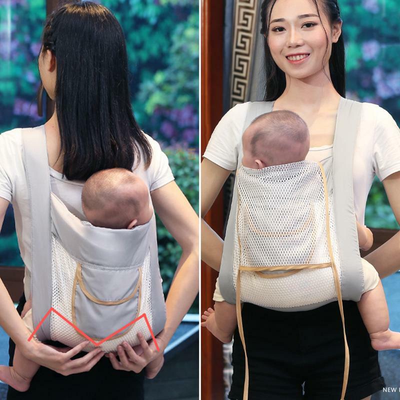 Sac à dos pour bébé Electrolux Design ergonomique, écharpe pour bébé convertible avec maille d'air douce et respirante, écharpe pour nouveau-nés