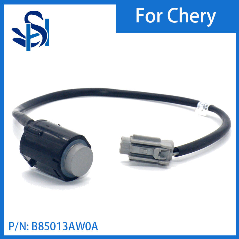 Sensor de aparcamiento B85013AW0A PDC, Radar con cable de Color gris para Chery