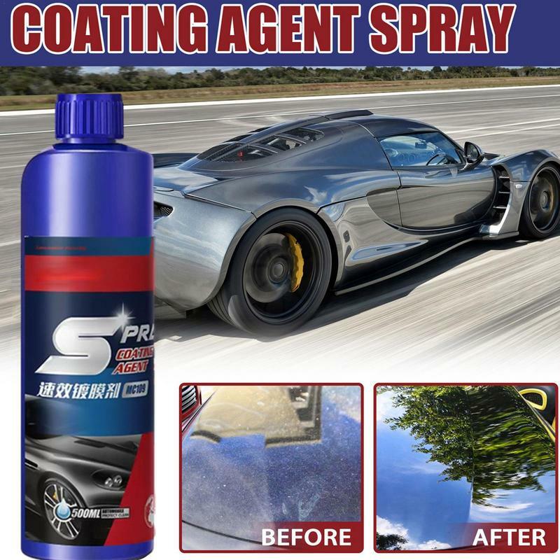 500Ml 3 In 1 Auto Keramische Coating Spray Auto Nano Keramische Coating Polijsten Spray Wax Autolak Krasreparatie Remover