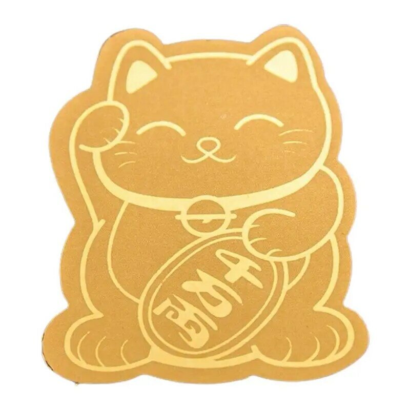 Lucky Cat Phone Sticker Cell Phone Sticker Lucky Cat Cell Phone Animal Stickers Good Luck Decals For Cell & Smart Phones Laptops
