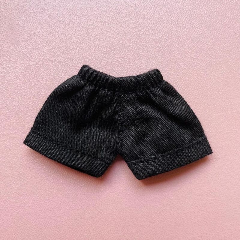 Ob11 celana Jeans celana pendek pinggang elastis modis untuk GSC obisu11 Molly 1/12 bjd pakaian boneka Aksesori mainan anak-anak