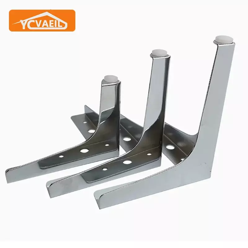 4pcs Metal Furniture Legs Black Gold Silver for Coffee Table Feet Sofa Chair Bathroom Cabinet Replacement Legs Hardware 8-17cm