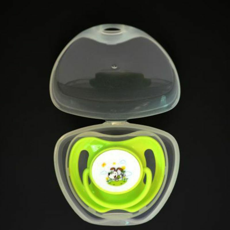مصاصة دمية الطفل لحقيبة شفافة وآمنة لصندوق تخزين مهدئ الرضع