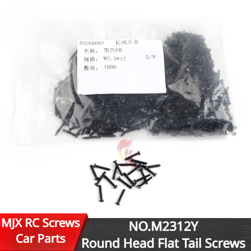 MJX 16208 16209 16207 RC Car Spare Parts Complete Vehicle Flat Head Self-tapping Screw Bag M26124 M2664 M2384 M23104 M23124