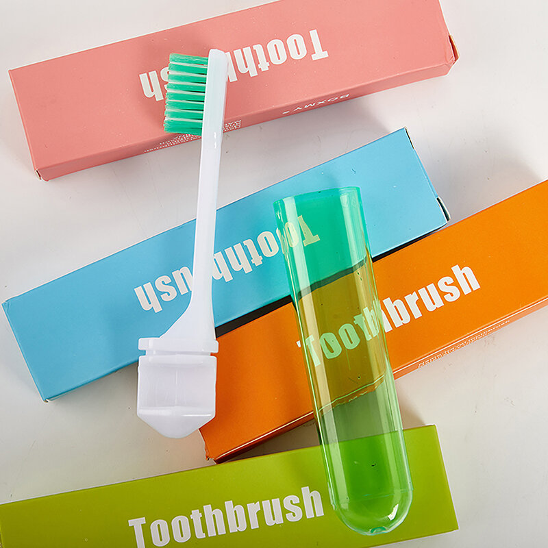 Travel Portable Folding Toothbrush Super Soft Bristle Toothbrush Travel Camping Hiking Outdoor Easy To Take Teethbrush