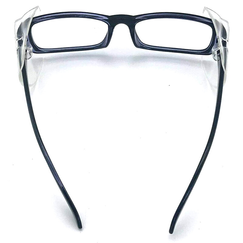 8 paia di occhiali di sicurezza laterali, Slip On scudo laterale trasparente per occhiali di sicurezza-si adatta alla maggior parte degli occhiali (M-L)