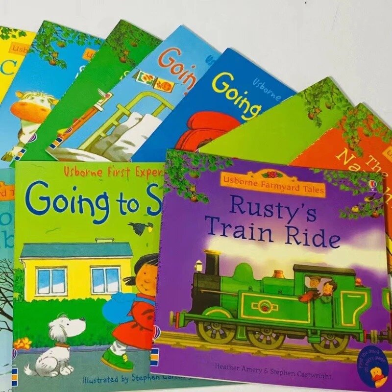 20 Bücher/Set 15x15cm Kinder usborne Bilder bücher für Kinder Baby berühmte Geschichte Englisch Kinderbuch educativo infantil