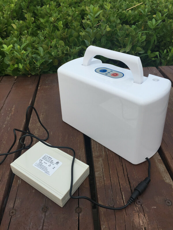 Reise Sauerstoff Konzentrator Generator Outdoor Batterie Sauerstoff Maschine 24 stunden Kontinuierliche Sauerstoff Inhalator