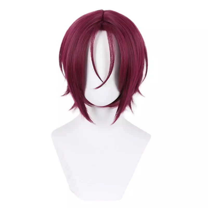 New Anime Rin Matsuoka Cosplay Wig Unisex Adult Short Hair Heat Resistant Synthetic Wigs Halloween Props