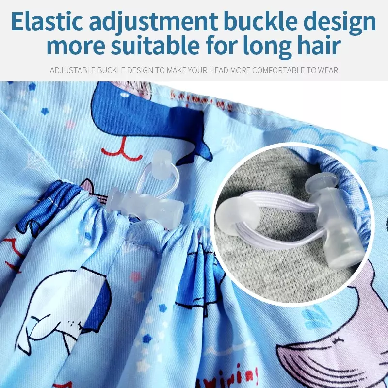 High Quality Health Service Scrubs Women Hats Cartoon Printing Caps Adjustable Elastic Buckle 100%cotton Pet Beauty Work Hat New