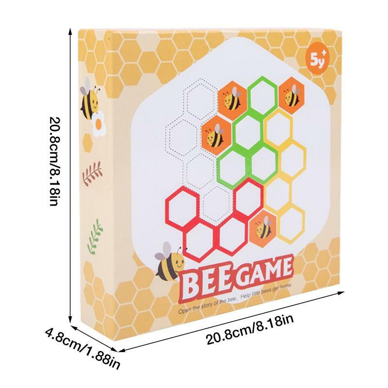 Educational Bee Board Game Color Matching And Sorting Sensory Learning Board Game Fine Motor Skills Development Toy For Kids