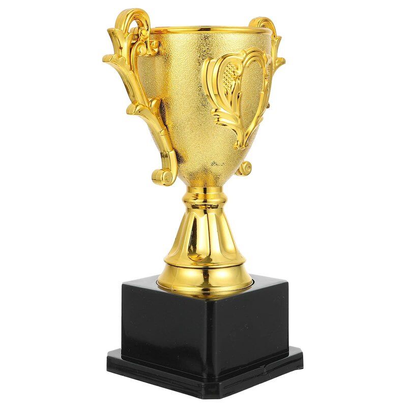 Gold Trophy Cup Kids Winner Award Sports Fan Competitions Reward Prizes Victors Appreciation Gifts