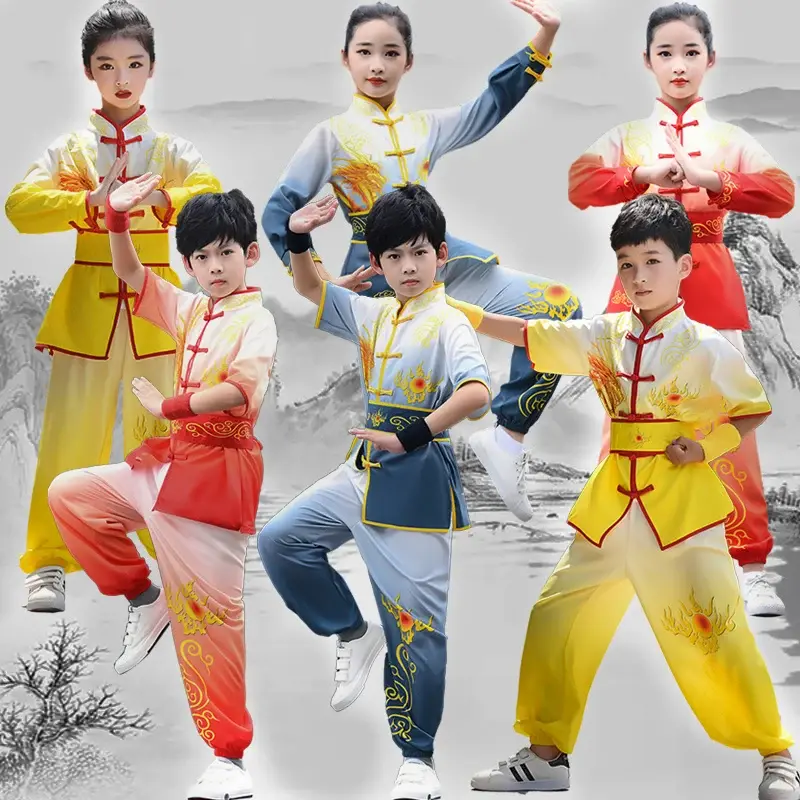 Arti marziali Performance Training quattro stagioni vento cinese national day performance abbigliamento arti marziali body