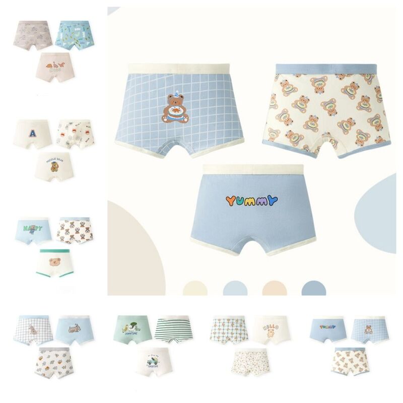 Children Clothing Children Boys Panties Soft Travel Supplies Briefs Boxer Shorts Cotton Cartoon Kids Underwear Boys