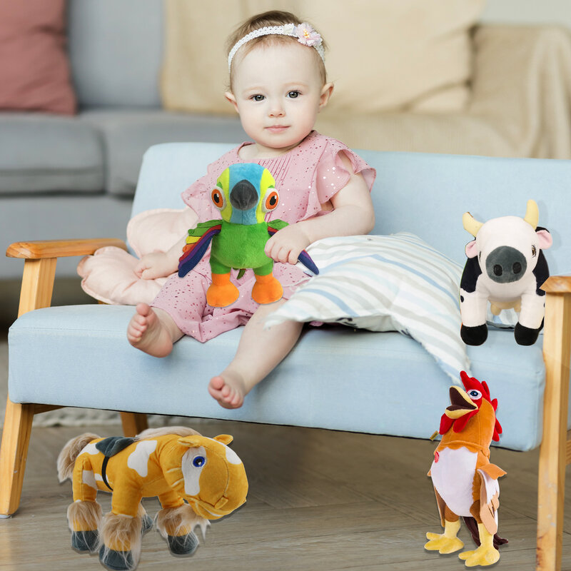 La Granja De Zenon che canta giocattoli di peluche per ragazzi e ragazze animali di peluche bambole Kawaii giocattolo per bambini tra noi regalo popolare