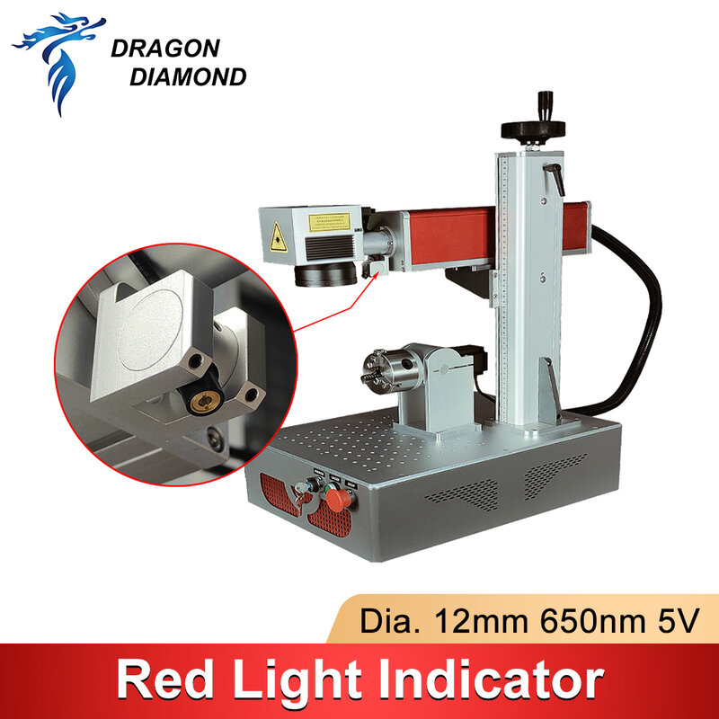 Localisateur de ligne laser rouge, 635nm 10mw Localisateur de technologie laser infrarouge, Positionnement de ligne laser rouge pour le calcul Machine de découpe de pierre