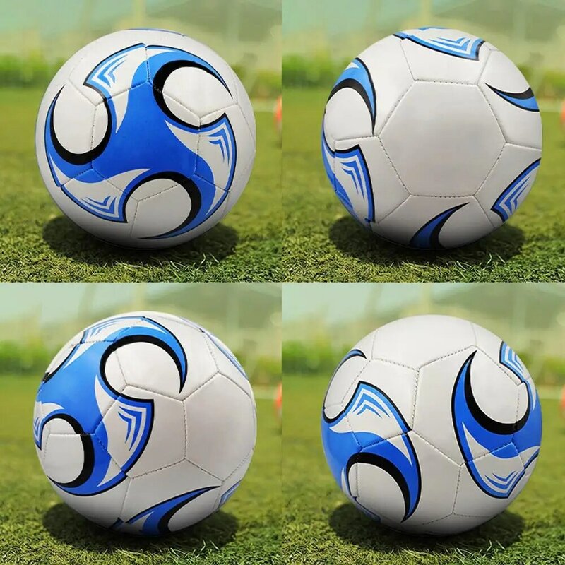 Bola de futebol antiderrapante para crianças e adultos, tamanho padrão 4, adesivo PU, resistência ao desgaste, jogo interno e externo, 1pc