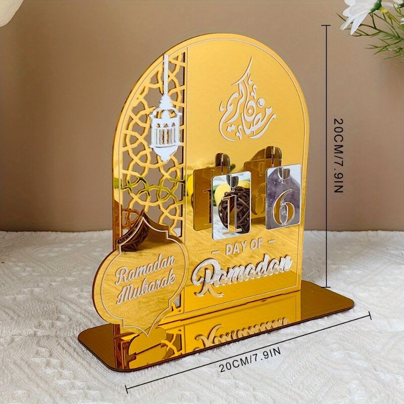 3D digitales Timing Acryl spiegel Display Tisch Ferienhaus Dekoration Ornamente