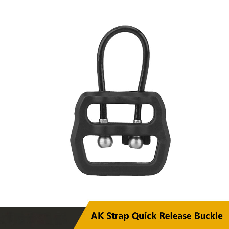 AK Strap Quick Release Buckle High Strength Steel Wire Ring Adequado para Vários Equipamentos Mainstream Corda Funcional